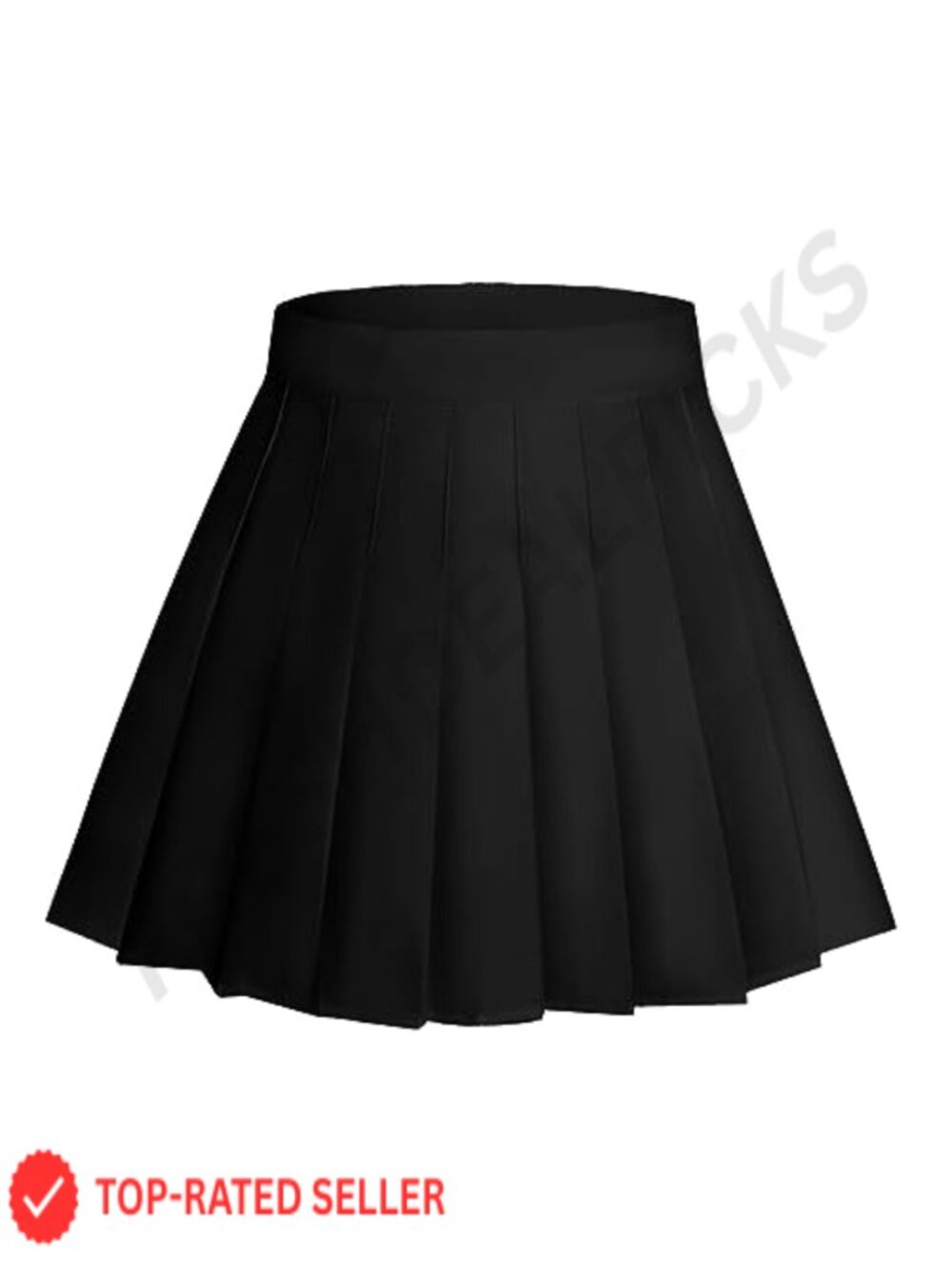 High Waisted Pleated Tennis Skirt A-Line Mini Skirts for Women School Office